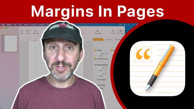 change margins in pages for mac